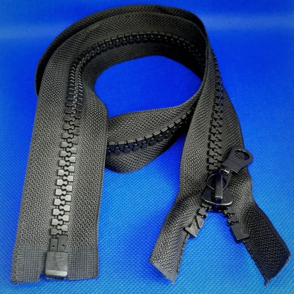 1 stk Glidelås 70 cm Svart, Glidelås for Jakker Frakker Syarbeid