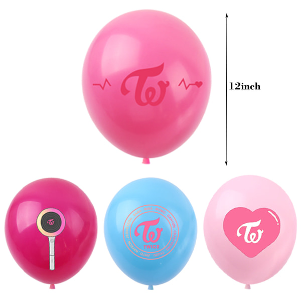 32-dels dekorationssats, tjejgruppstema festballonger, födelsedag d