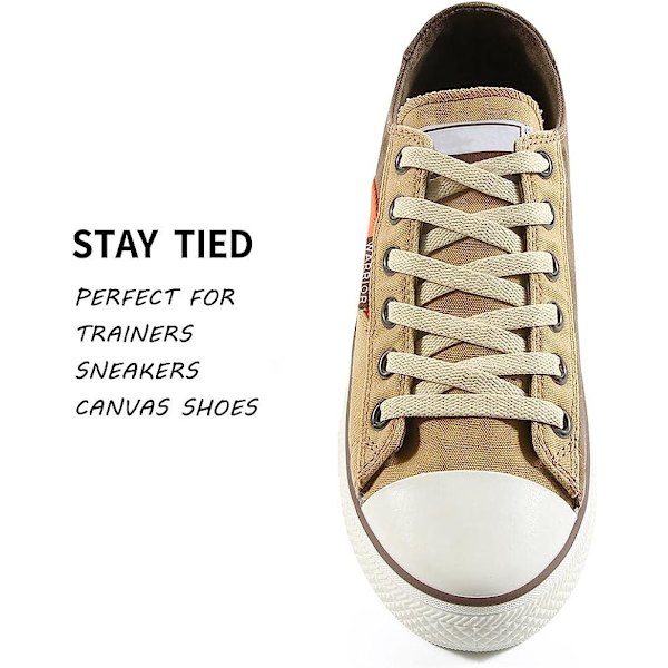 Ocean 5 par flate lisser for joggesko (Beige), flate lisser