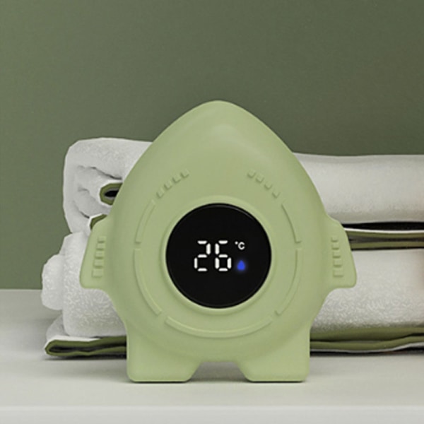 Grøn raketformet babybadevandtermometer Badetermometer B