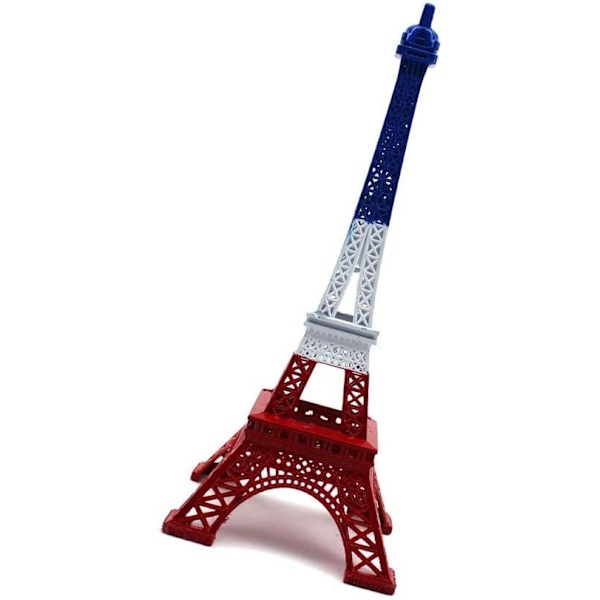 1 kpl Mini Eiffel-tornin koristeet 18CM Taottu rauta Miniatyyri rakennus