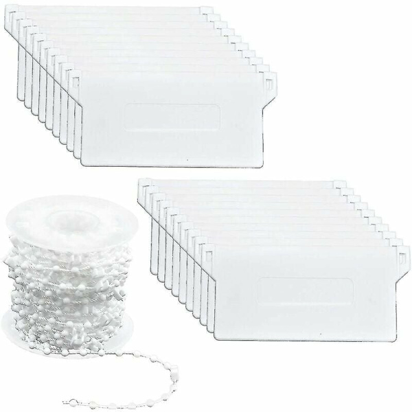 20 stycken vikter för vertikala persienner, bottenlameller 89 mm (3,5) x 10 m B