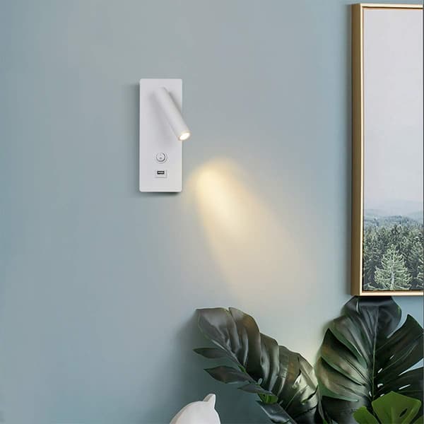 Vägglampor Sovrum Vit LED Vägglampa Inomhus Trapphus Sänggavel