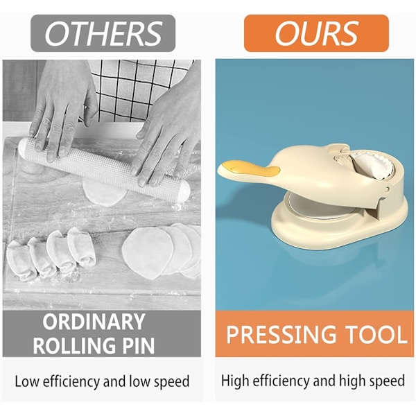 Dumpling Maskine 2 i 1 Dumpling Maker Ravioli Maskine Dumpling M