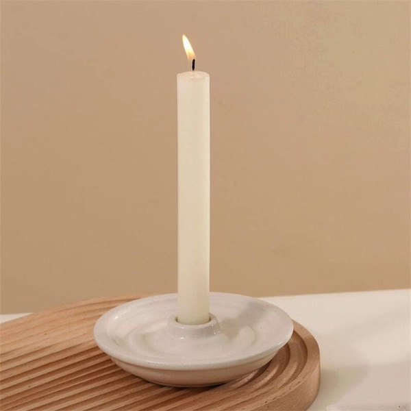 Keramisk Lysestager, Lysestager til Keglelys, Lysestager