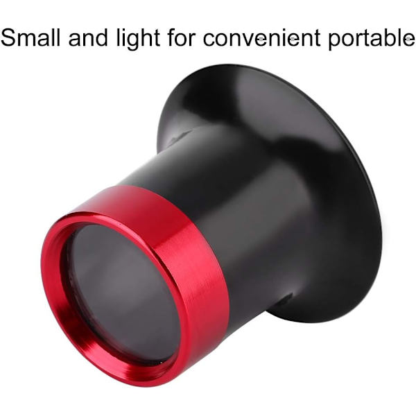 10 stk. Urmagerluppe - Urmagerforstørrelsesglas - Forstørrelsesglas til urreparation i aluminiumslegering - Lille letvægtsforstørrelsesglas