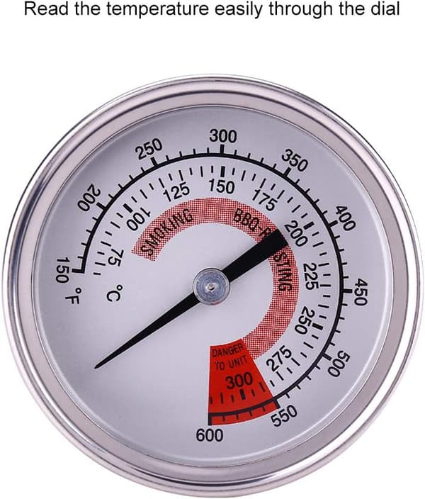 1 st. Rostfritt Stål Ugnstermometer, Matlagning och Köksthermometer