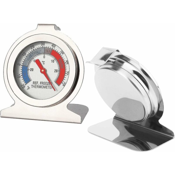 2 stk Kjøleskapstermometer, Digitalt Termometer for Testing Fr