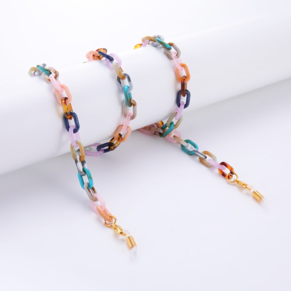 Ocean Glasses Chain Strap Holder Akryl Cord Solglasögon Halsband