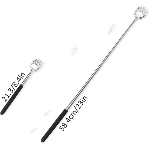 2pcs High Quality Back Scratcher with Rubber Handles to Relieve I