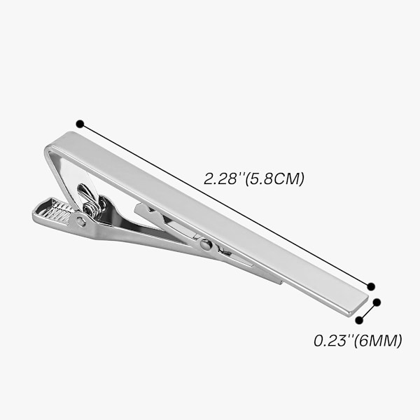 Slips för Män, 3-pack Herrslipsklämmor Halsduksklämmor Slipsnålar för Män Tillbehör