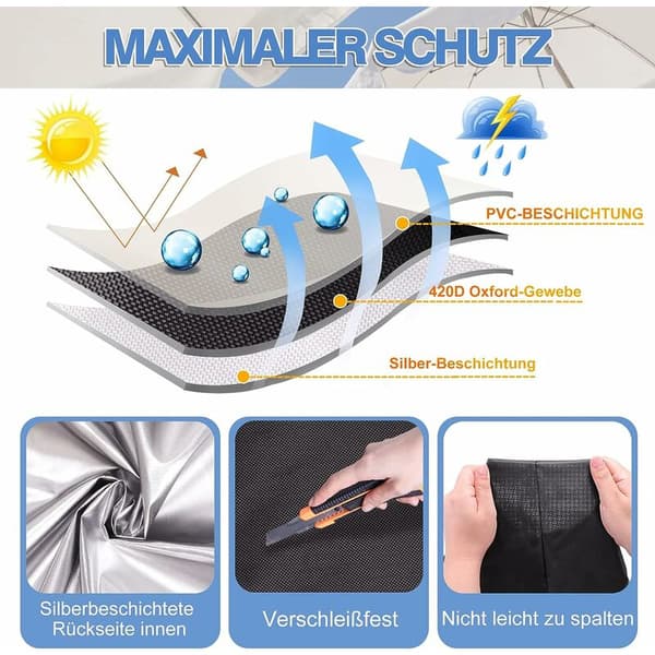 Solseil Solseil med trafikklys for 2 m - 4 m, Solseil