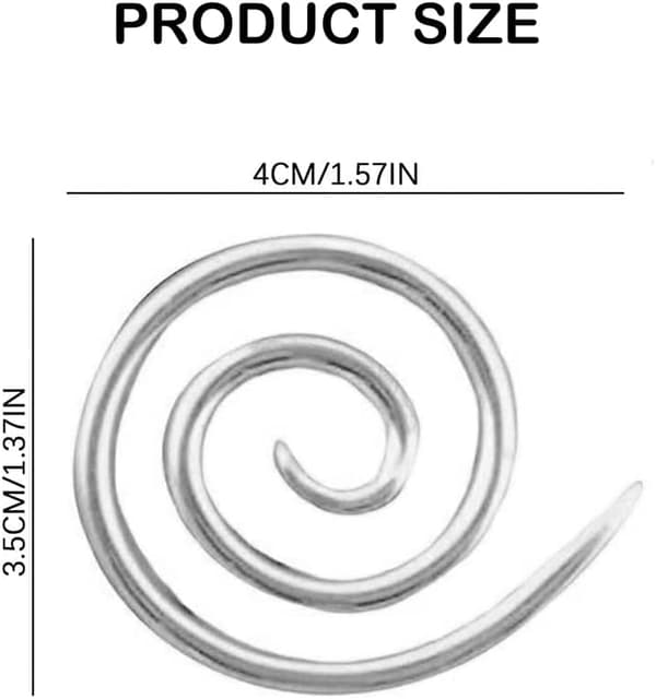 Ocean Spiral Kabelstrikknåler, Spiralstrikknåler, 6 stk