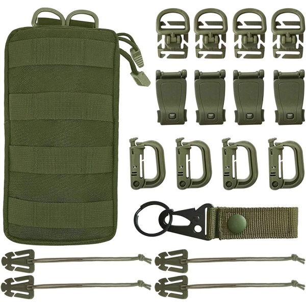 18 stk Outdoor Tactical Gear (Army Green), Tactical Backpack Multi