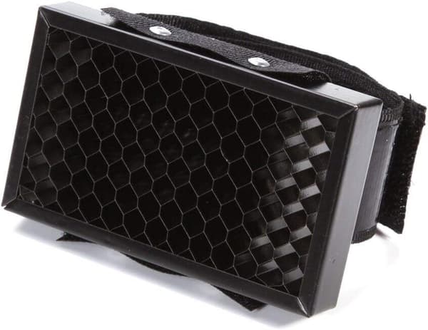 Honeycomb Grid Diffuser kompatibel med Nikon Canon Yongnuo Sony Speedlights - Svart