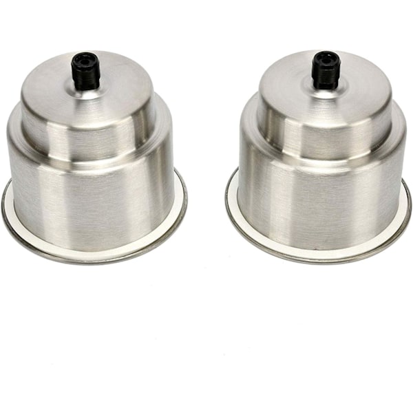 2 stk. Drikkeholder i rustfritt stål med drenering, koppholder for båt, bil og marine, båtkoppholdere for drikke, koppholder i rustfritt stål, marine