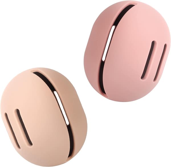 2 st Makeup-svamphållare – Okrossbar, miljövänlig silikon B