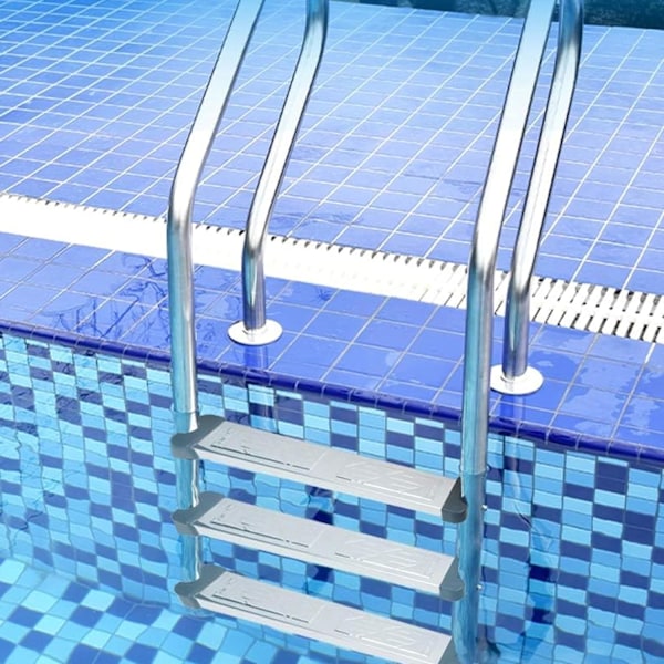 2-pack Simbasstegsvikter för Pool, Halksäkra, Tillbehör för Poolstege, Plast - 51 Rör