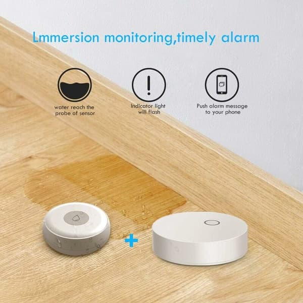 Smart Trådlös Zigbee Vattenläckagedetektor Översvämningsvattendetektor