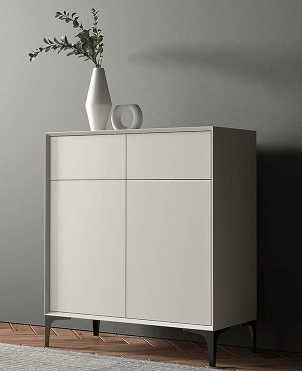 Sæt af 4 10cm Sorte Metal Møbelben til Skab, Sofa, Kaffebord