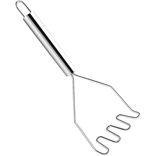 25 x 10 cm - Potetmoser i rustfritt stål - Oppvaskmaskinsikker - Cr