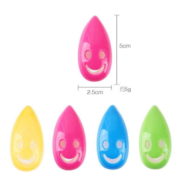 4-pack Tandborsthållare Skydd, Tandborsthuvudskydd Fodral Lock Sugkopp Bärbar Tandborste Skydd 4 Färger för Familj, Barn, Resor
