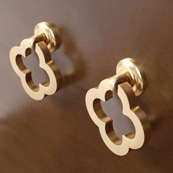 10 stk Solide Sink-Sinkleger i Sink-Legering for Kjøkkenskap, Enkelt Hull