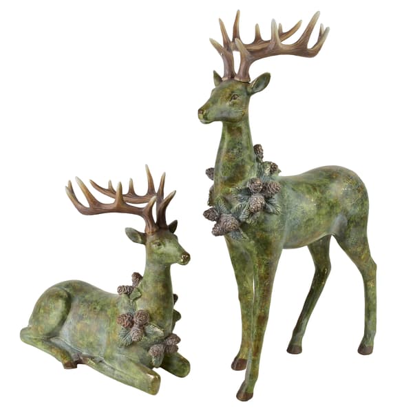 Älgfigur SANTA LILA 32x15,5x50,5cm 1st