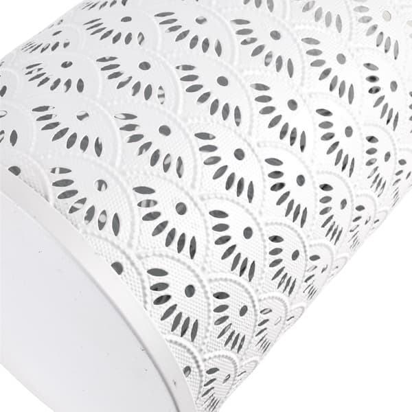 CEDRIC Vit Parasolnik 24x24x45 cm - Modern Design för Hemmet