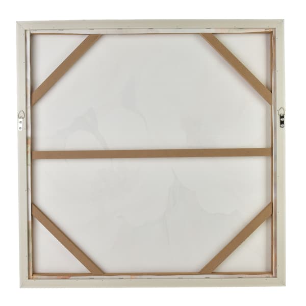 Tavelset plast INGA Blommor 60x60 cm beige 2-pack