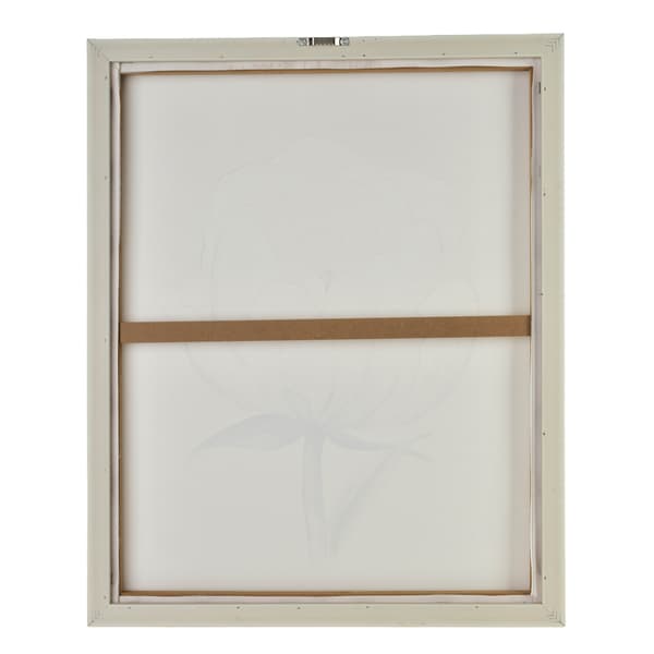 Tavlor plast INGA Vit blomma 40x50 cm vit 2-pack