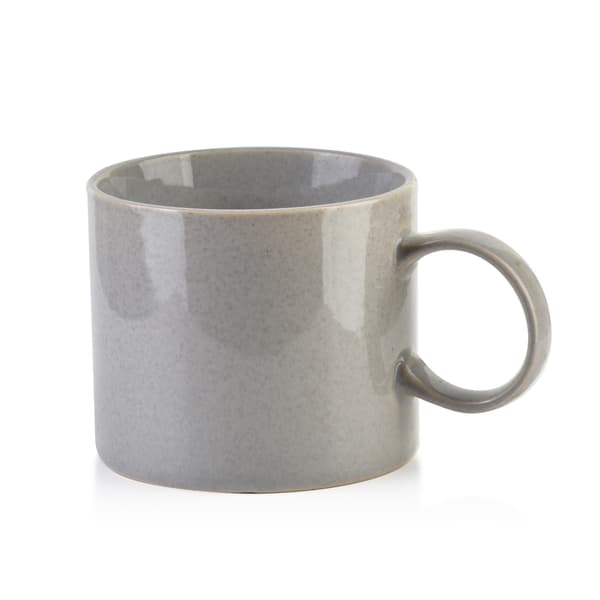 Mugg Keramik BASIC NATURE 300 ml 13,5x9,5x8 cm Grå 1 st