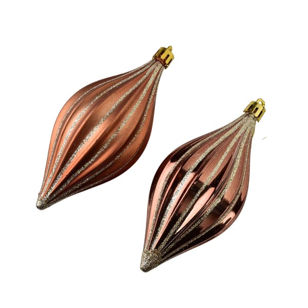Julgransistappar plast Santa Lila 5,5x13,5cm lila 2-pack