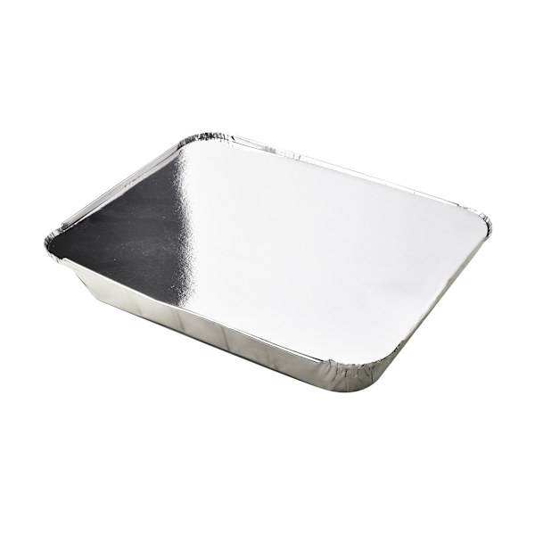Engångsform Aluminium BASIC KITCHEN med lock 33x26x4,5cm Silver 1st