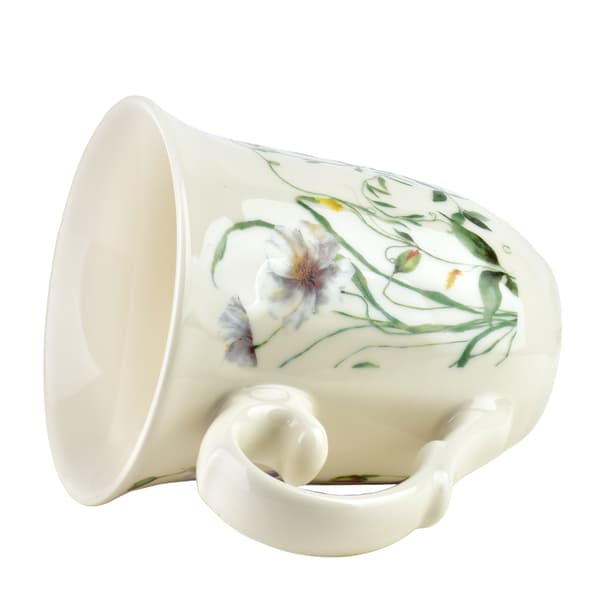 Mugg LAVIA med blommönster, porslin, 320 ml, 9,5x13x10,5 cm