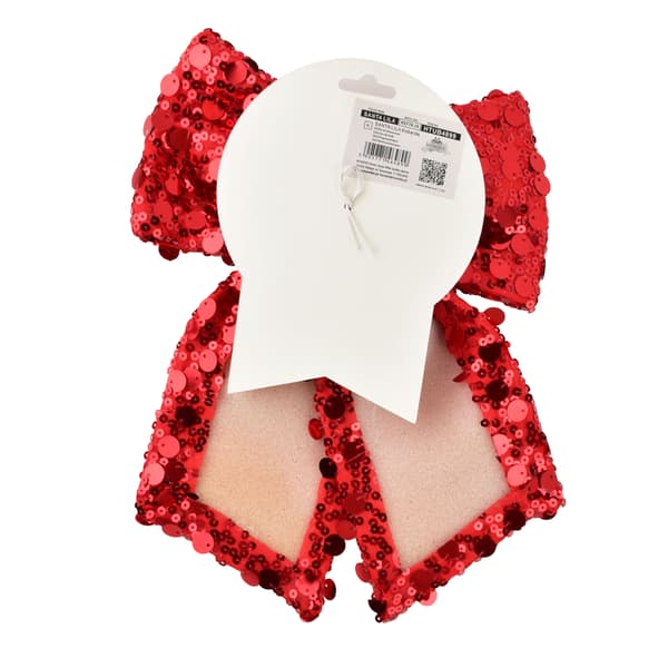 Dekorationsrosett Santa Lila 28x35cm 1st