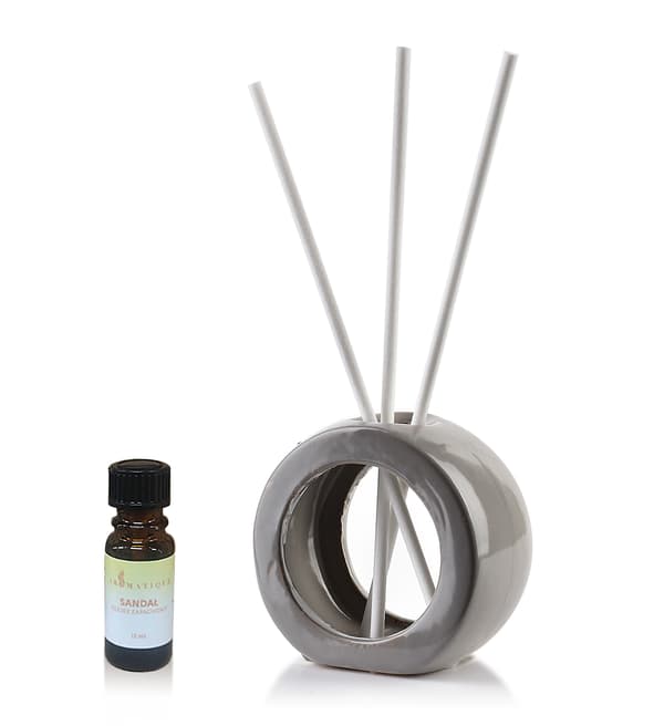 Duftdiffuser Keramik Aromatique NA 8x4x7,5 cm Beige 1 stk