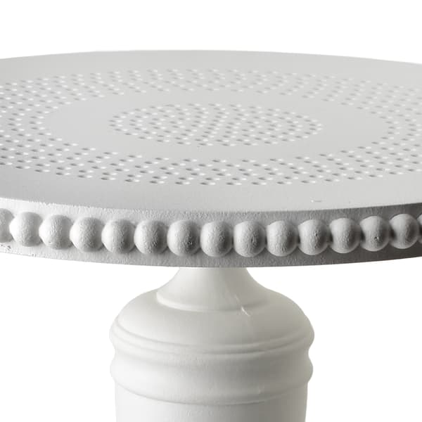 LAMMY Bordssoffa 41,5x41,5x40 cm, Vit, Elegant MDF-design