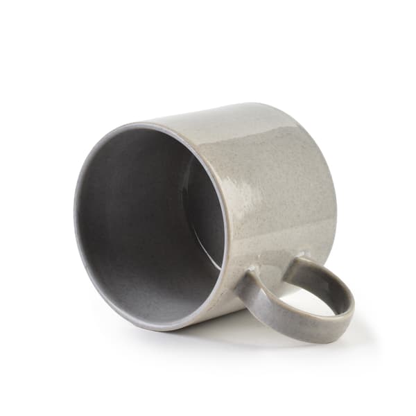 Mugg Keramik BASIC NATURE 300 ml 13,5x9,5x8 cm Grå 1 st