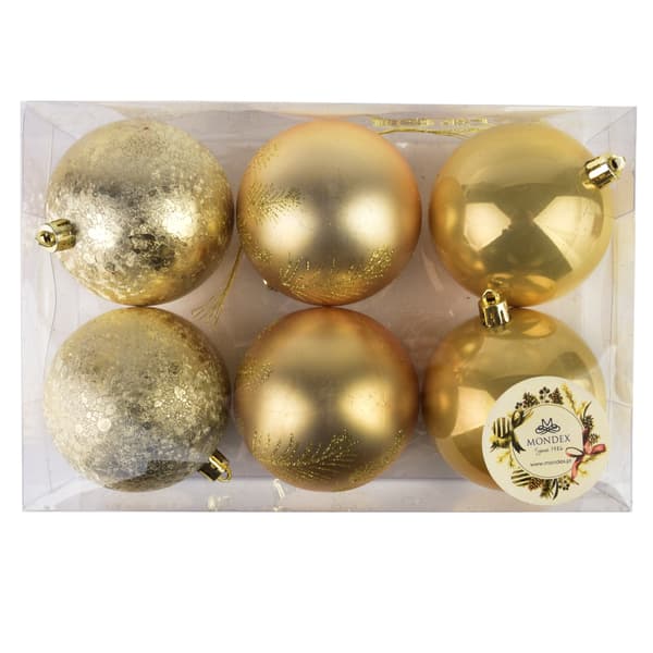 Julgranskulor Santa Lila 8cm 6st