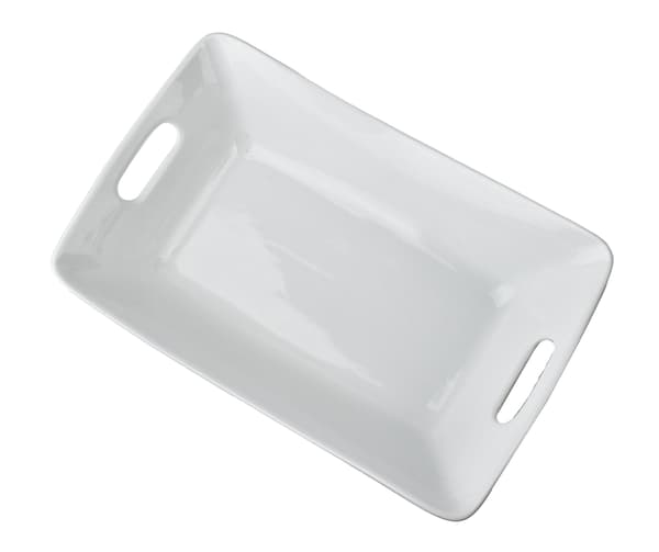 Ugnsform porslin BASIC Basic 32x21x8 cm vit 1 st