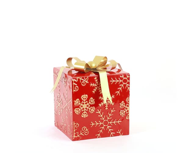 Presentfigur Santa Lila 18,5x18,5x24cm 1st