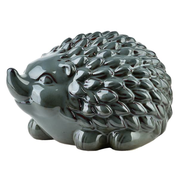 MAVE BLUE Igelkott Figur i Granatblå Keramik 23x16x14 cm