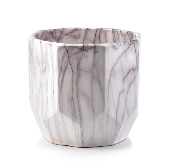 Marmorkruka Neva Marble 20x20x19 cm 1st