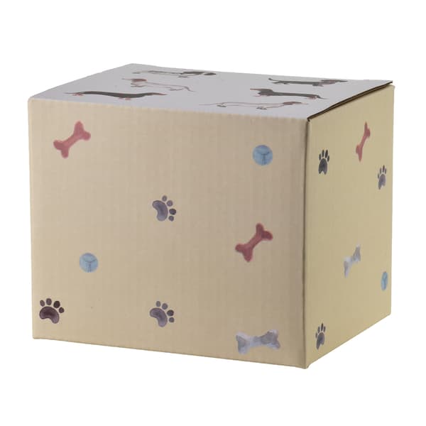 Porslinsmugg Mondex Noah 9,5x13x9,5cm brun 1pc