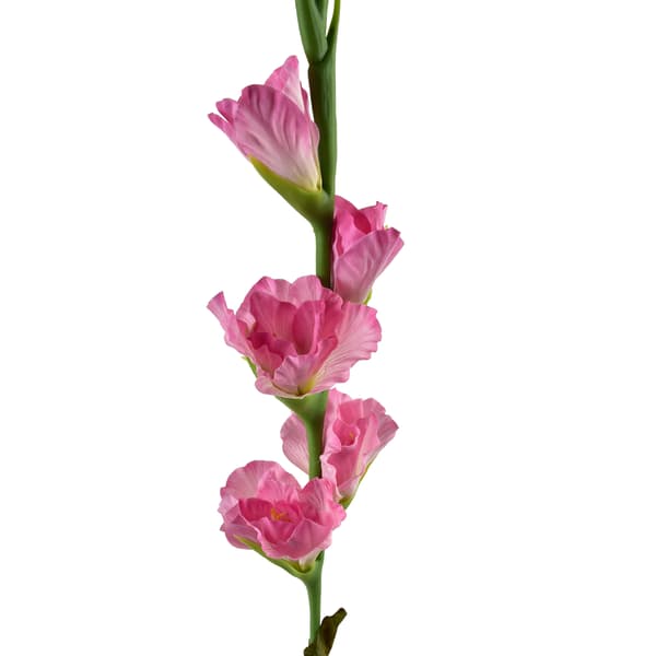 Konstgjord gladiol i plast Viridis 85 cm rosa 1 st