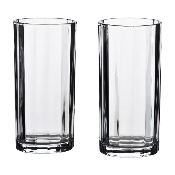 ELISE STRIPES Set med 4 glas 360 ml - Transparenta och eleganta