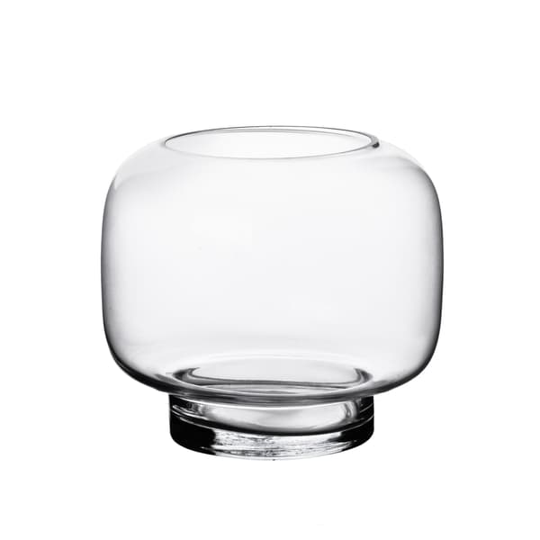 SERENITE Glasvas 10x16x15 cm - Transparent elegans
