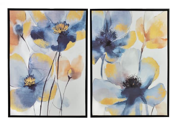 Väggtavlor plast INGA INGA 50x70 cm guld 2-pack