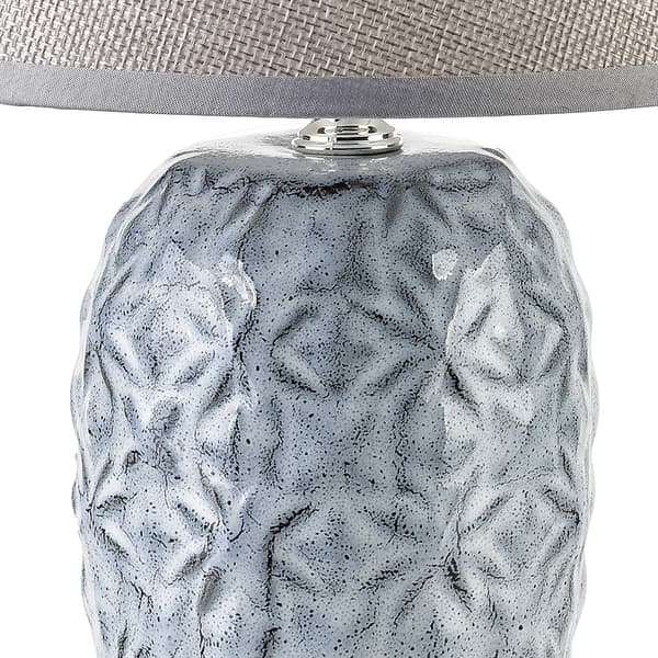 LETI RUSTIK BORDLAMPA 9x9x31 cm - Blå Keramikdesign
